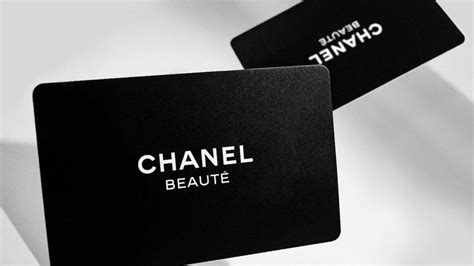 chanel visiting card|Chanel gift card.